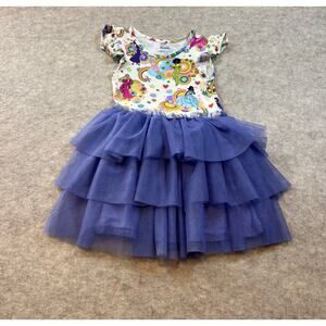 Posh Peanut Groovy Barbie Bamboo Tulle Tutu Dress 5/6